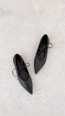 Haruna Ballet Flats - Black
