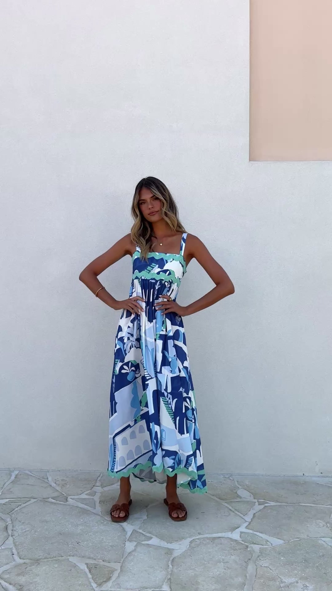 Zarita Maxi Dress - Nyssa Print