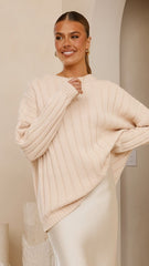 Naiva Oversized Knit - Cream