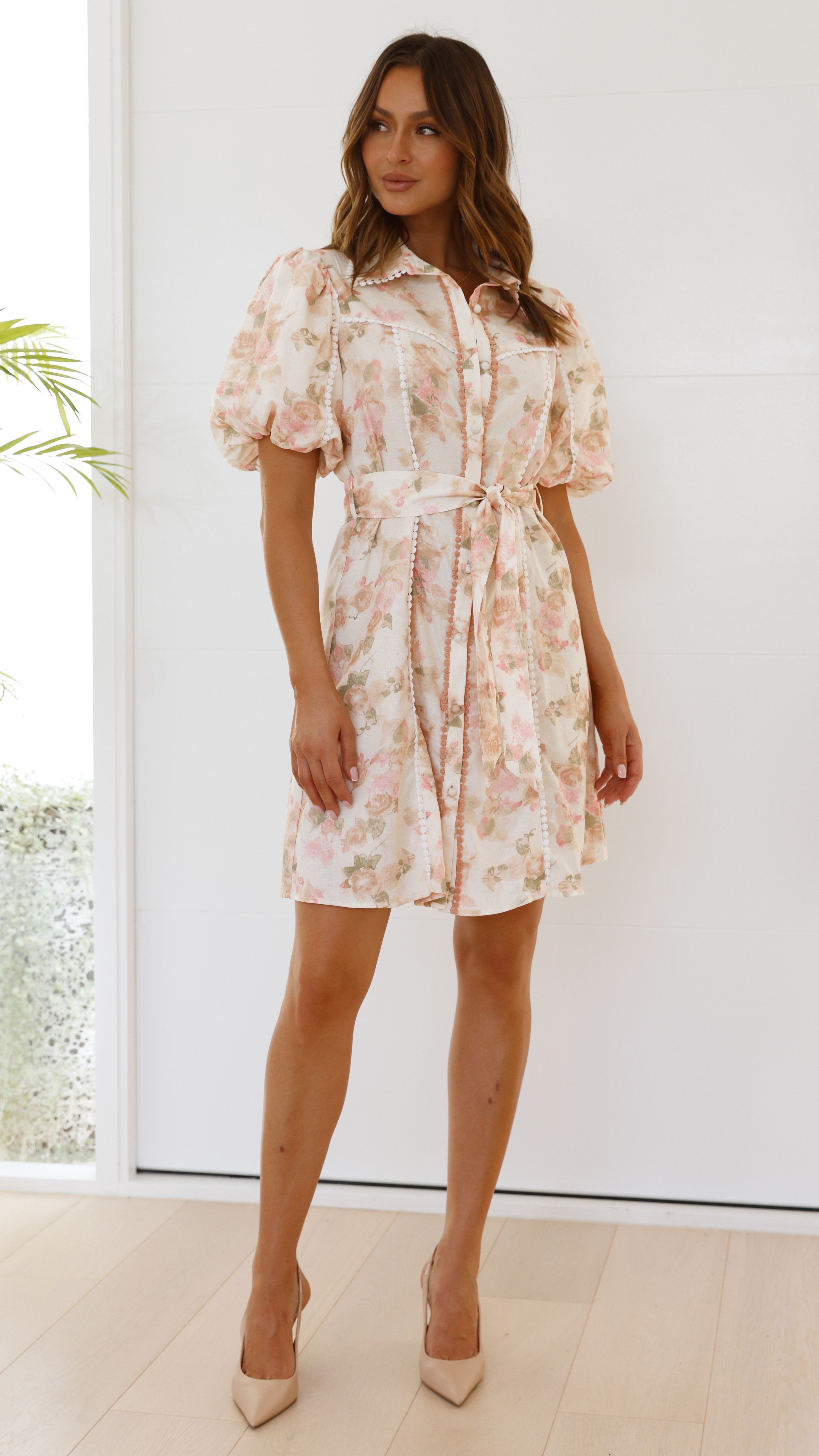 Mason Mini Dress - Blossom Print
