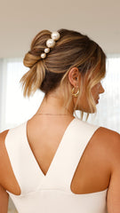 Vasska Hair Pin Set - Pearl