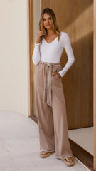 Carrie Pants - Mocha