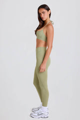 High-Waist Leggings in Matcha