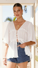 Raya Top - White