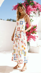 Aluna Maxi Dress - Belle Print
