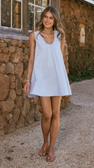 Vika Mini Dress - Blue