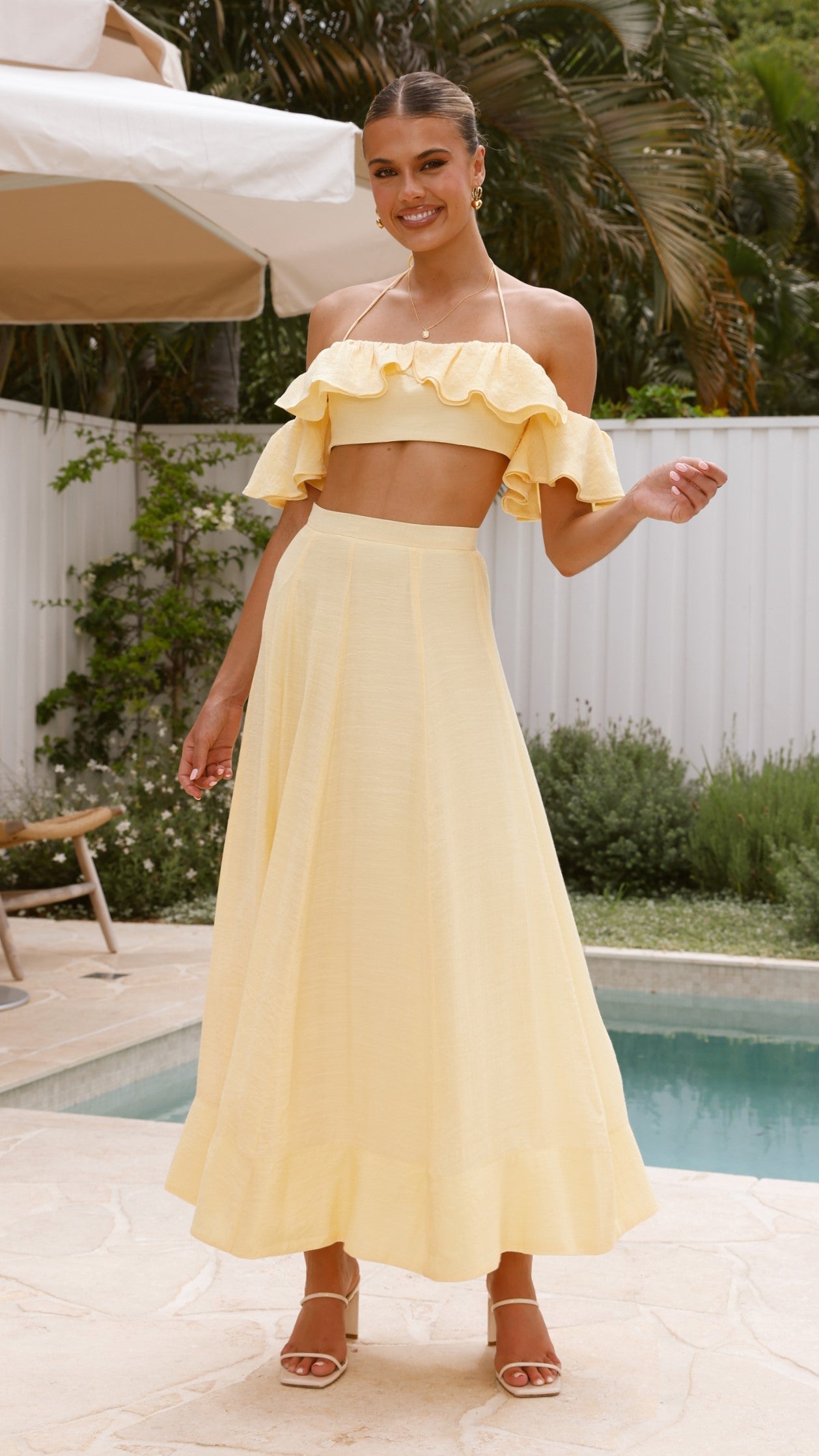Trista Top - Yellow