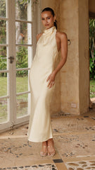 Rina Midi Dress - Yellow