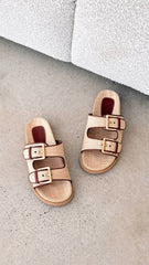 Tenzin Slides - Natural Raffia