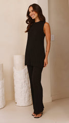 Megan Knit Top - Black