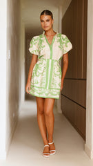 Lanie Shirt - Sage / Cream