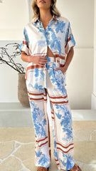 Valene Pants - Amore Print