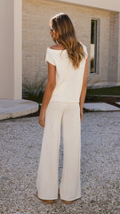 Robin Off Shoulder Top - White