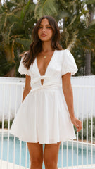 Kaloni Mini Dress - White