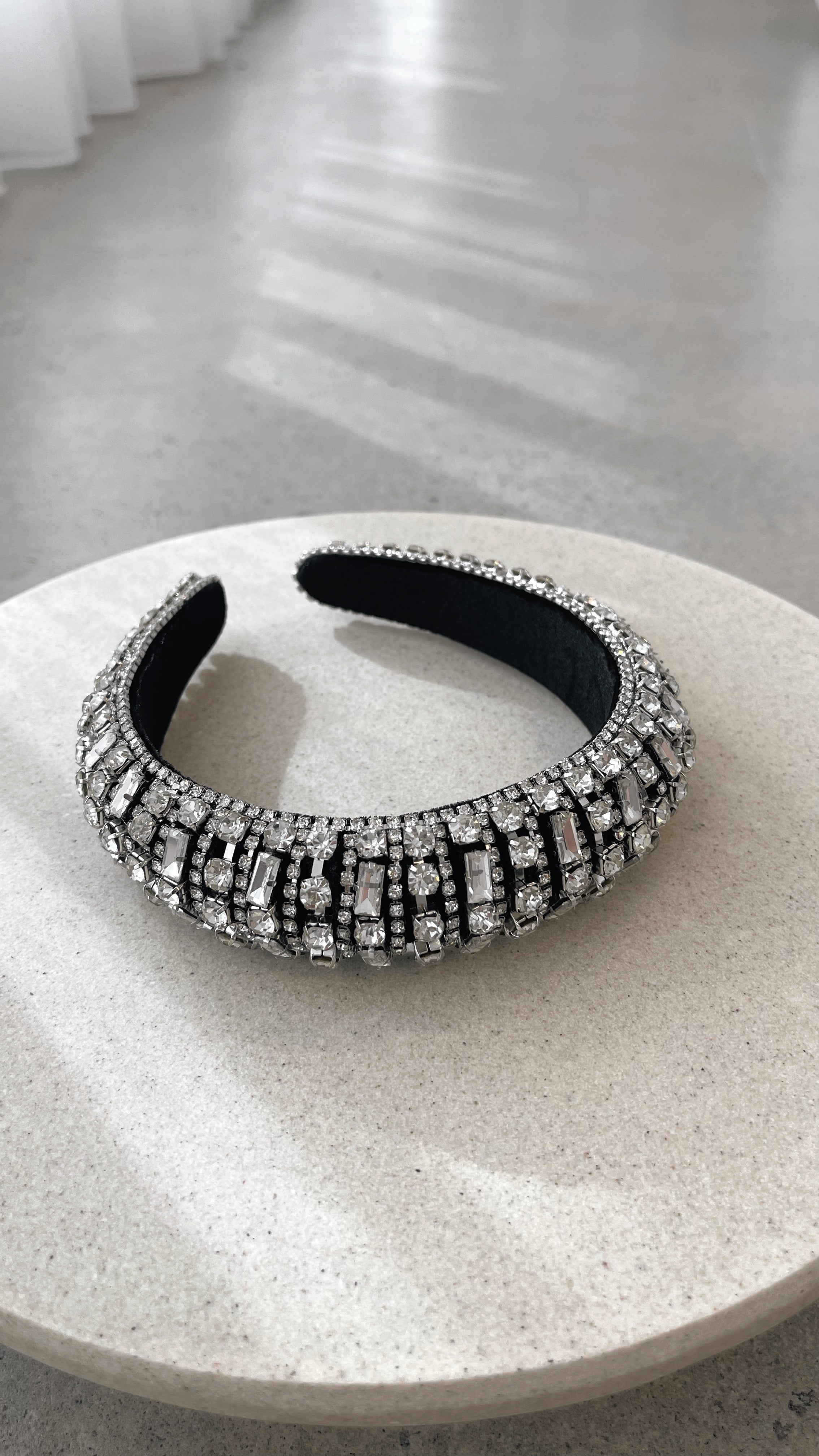Delacruz Headband - Black/Silver