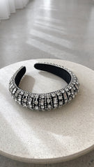 Delacruz Headband - Black/Silver