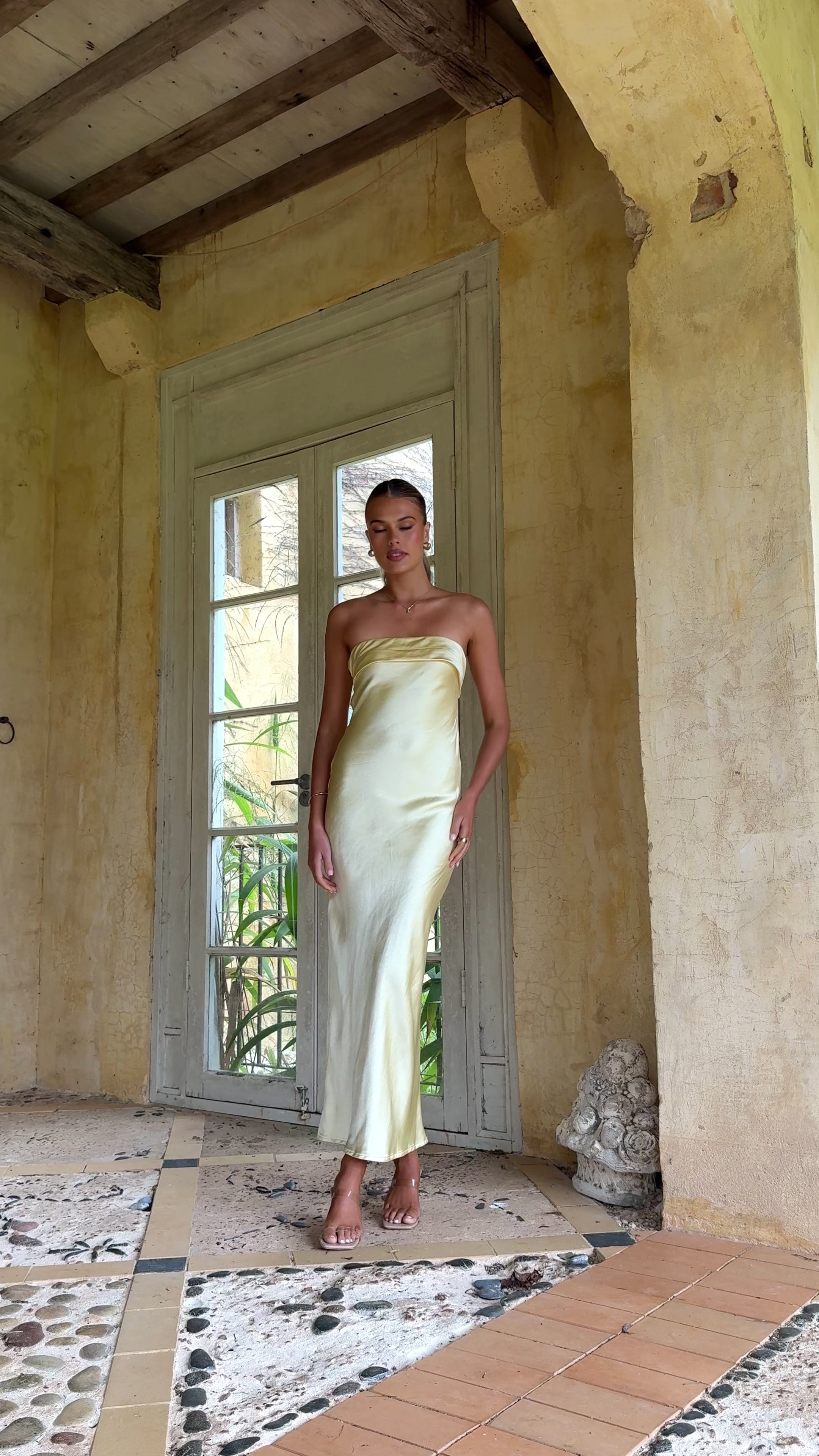 Gisele Maxi Dress - Yellow