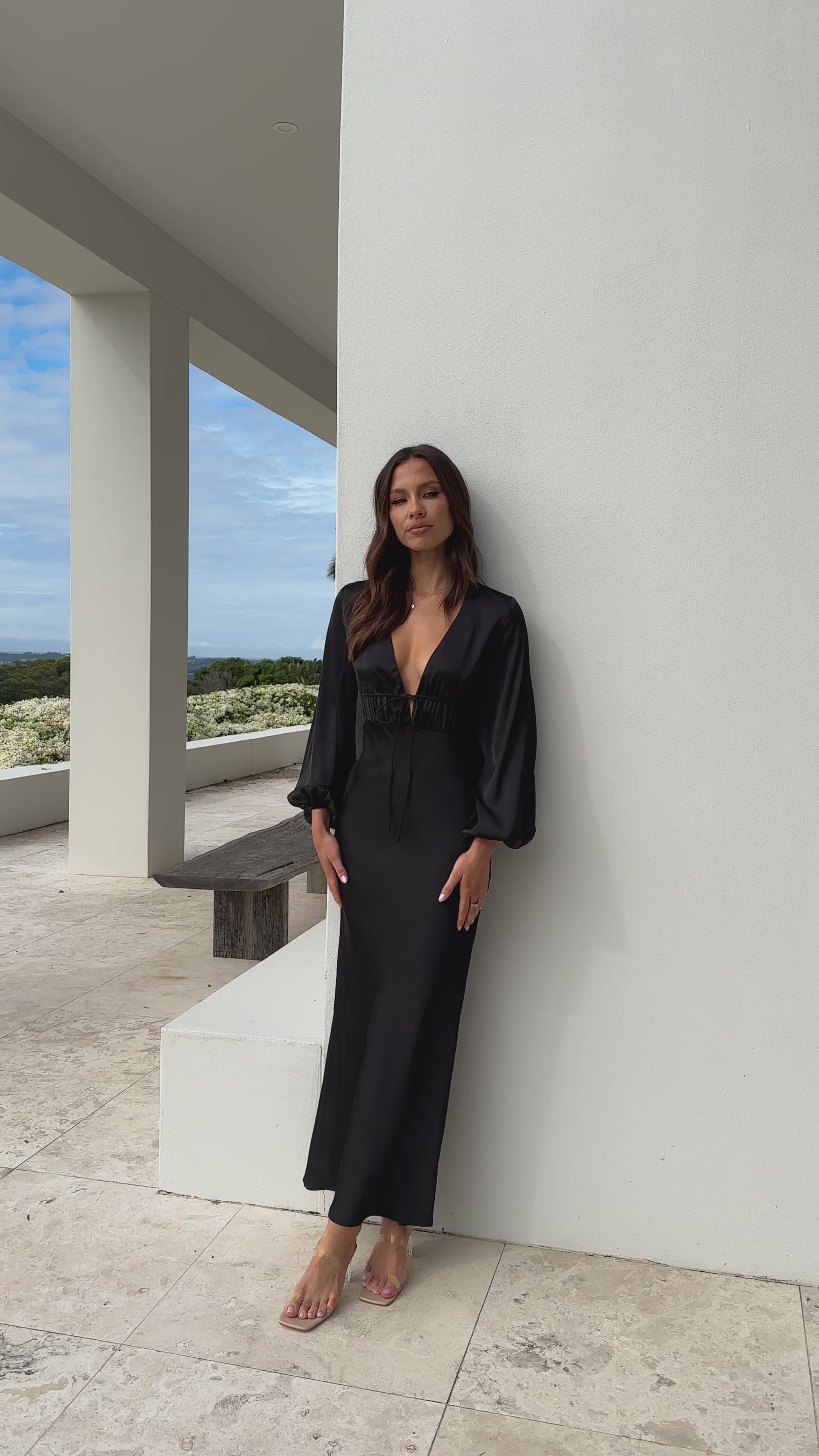 Amara Maxi Dress - Black