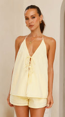 Octavia Top - Lemon