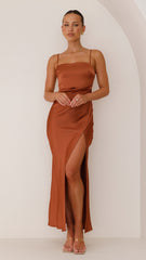 Ilana Maxi Dress - Copper