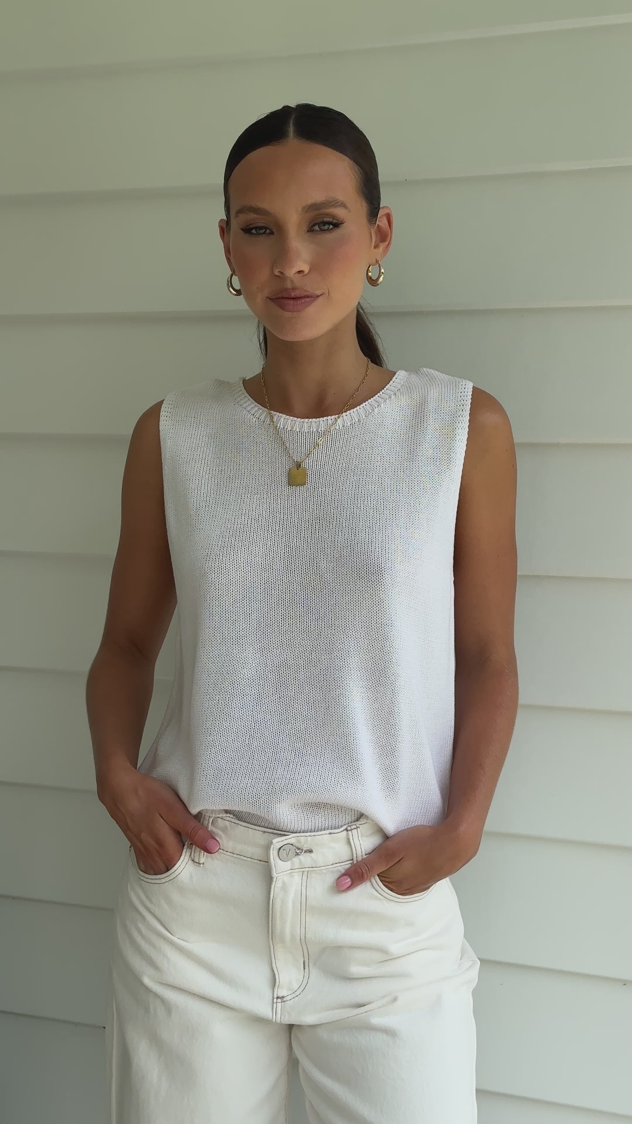 Fareeda Top - White