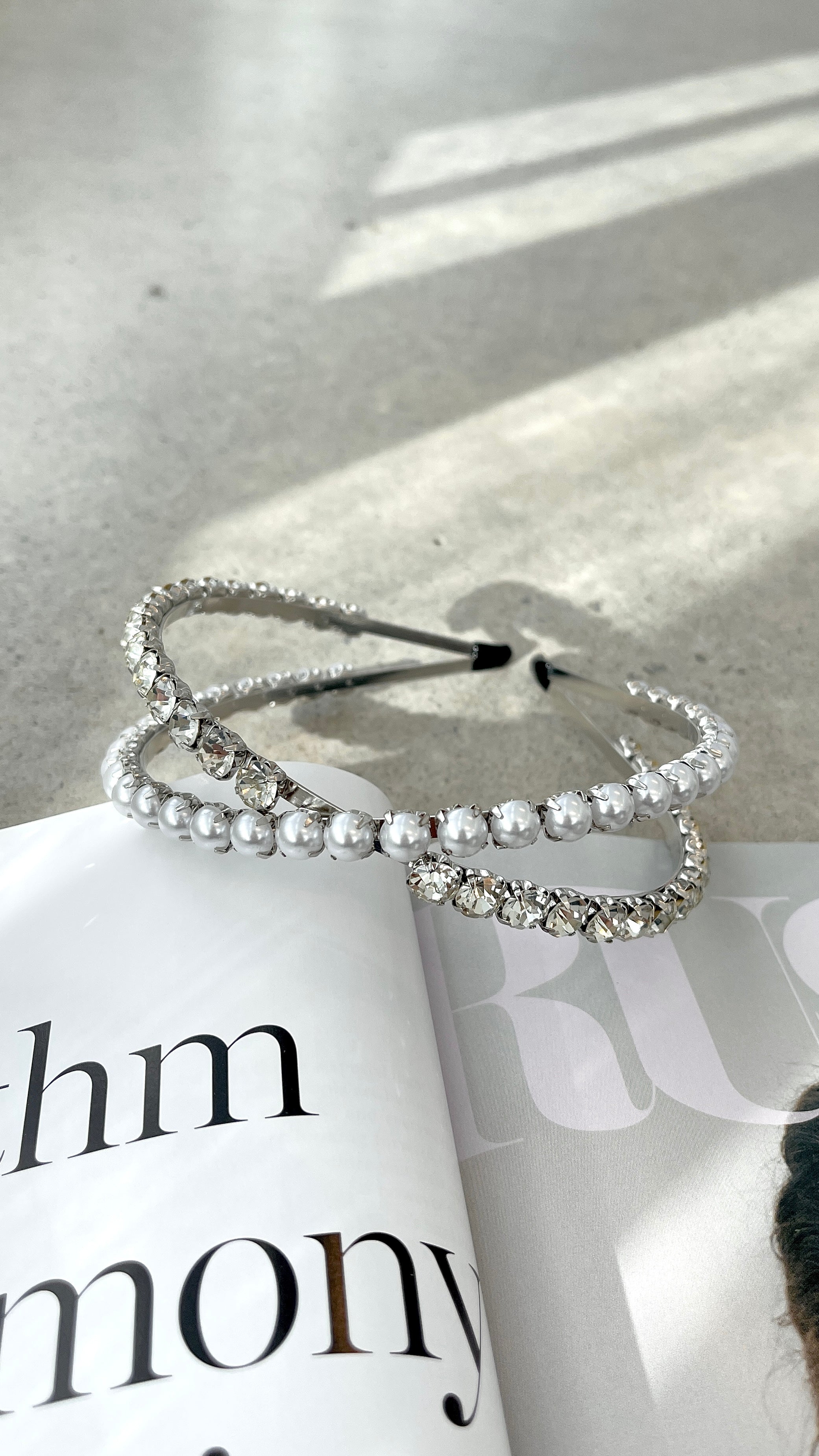 Daley Headband - Pearl