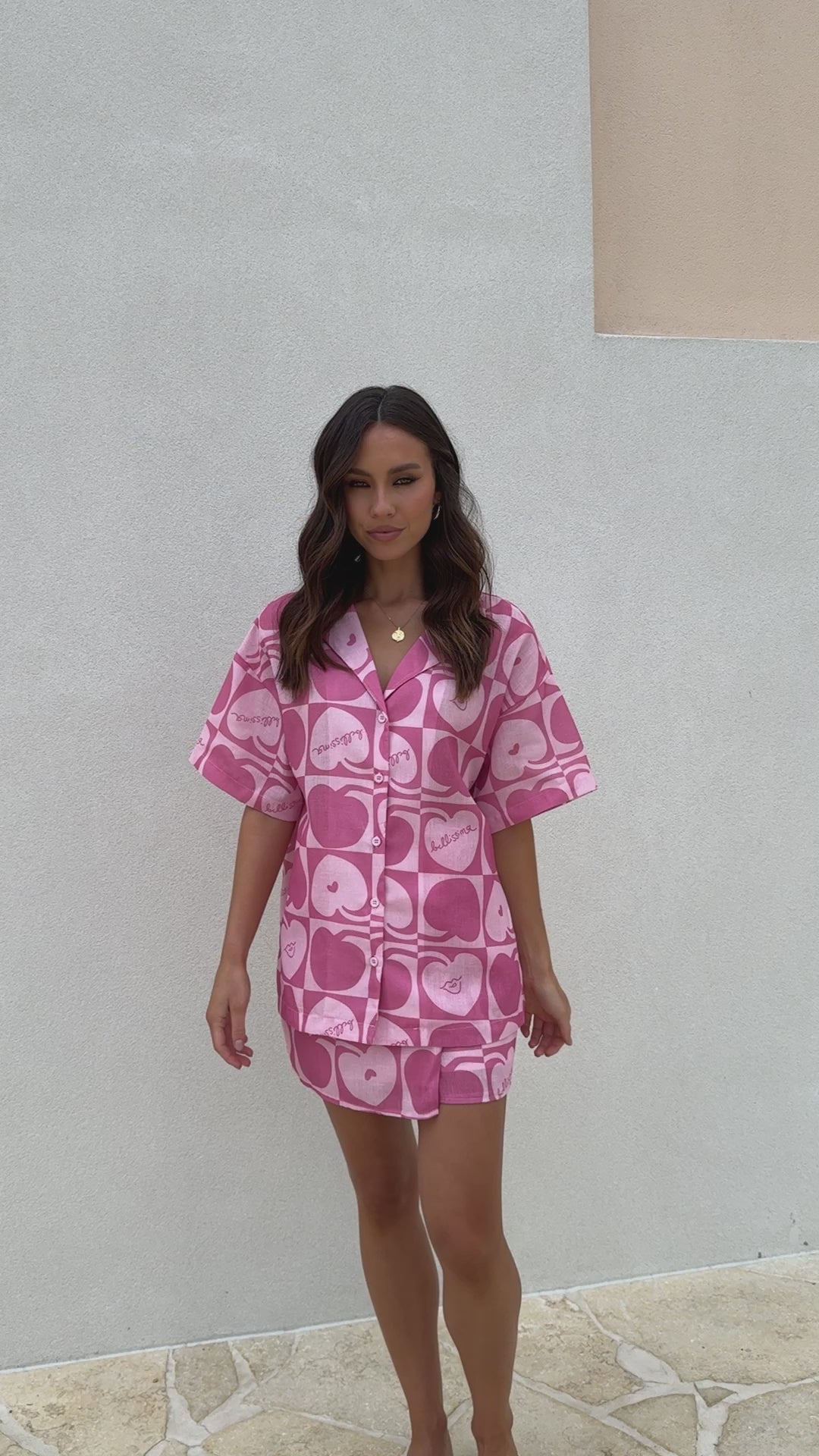 Abilene Button Up Shirt - Pink