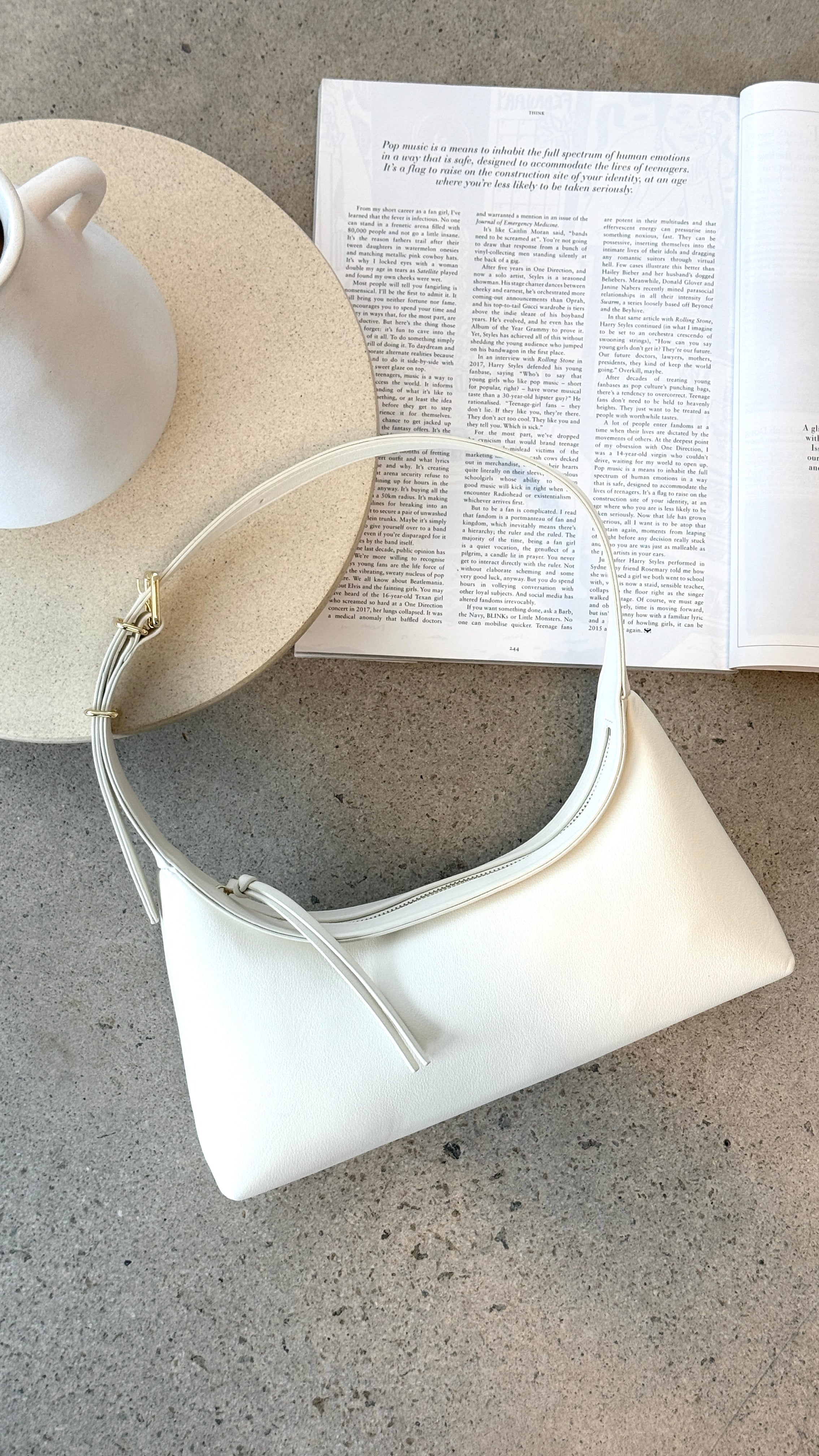 Eden Shoulder Bag - Bone