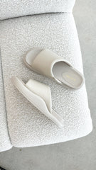Thea Slide - Bone Leather