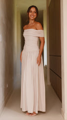 Manalla Maxi Dress - Stone