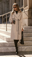 Blanca Trench Coat - Beige