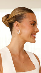 Yasar 18K Gold Pearl Hoop - Gold / Pearl