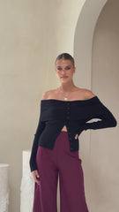 Garciela Pants - Wine