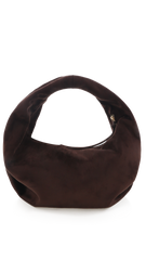 Renee Shoulder Bag - Chocolate Suede