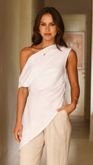 Malena Tunic Top - White