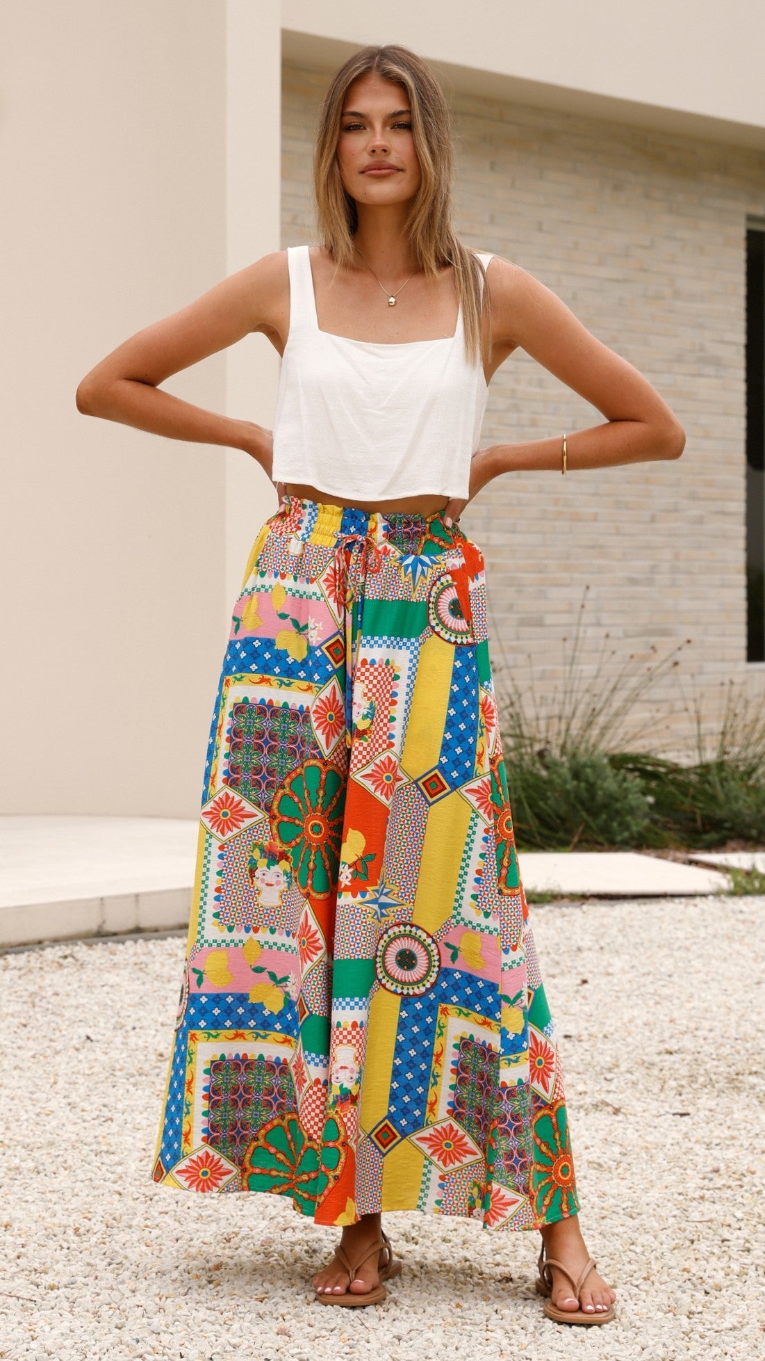 Belinda Pants - Dazzle Print
