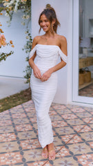 Kylie Maxi Dress - White