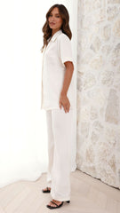 Imogen Button Shirt - Cream