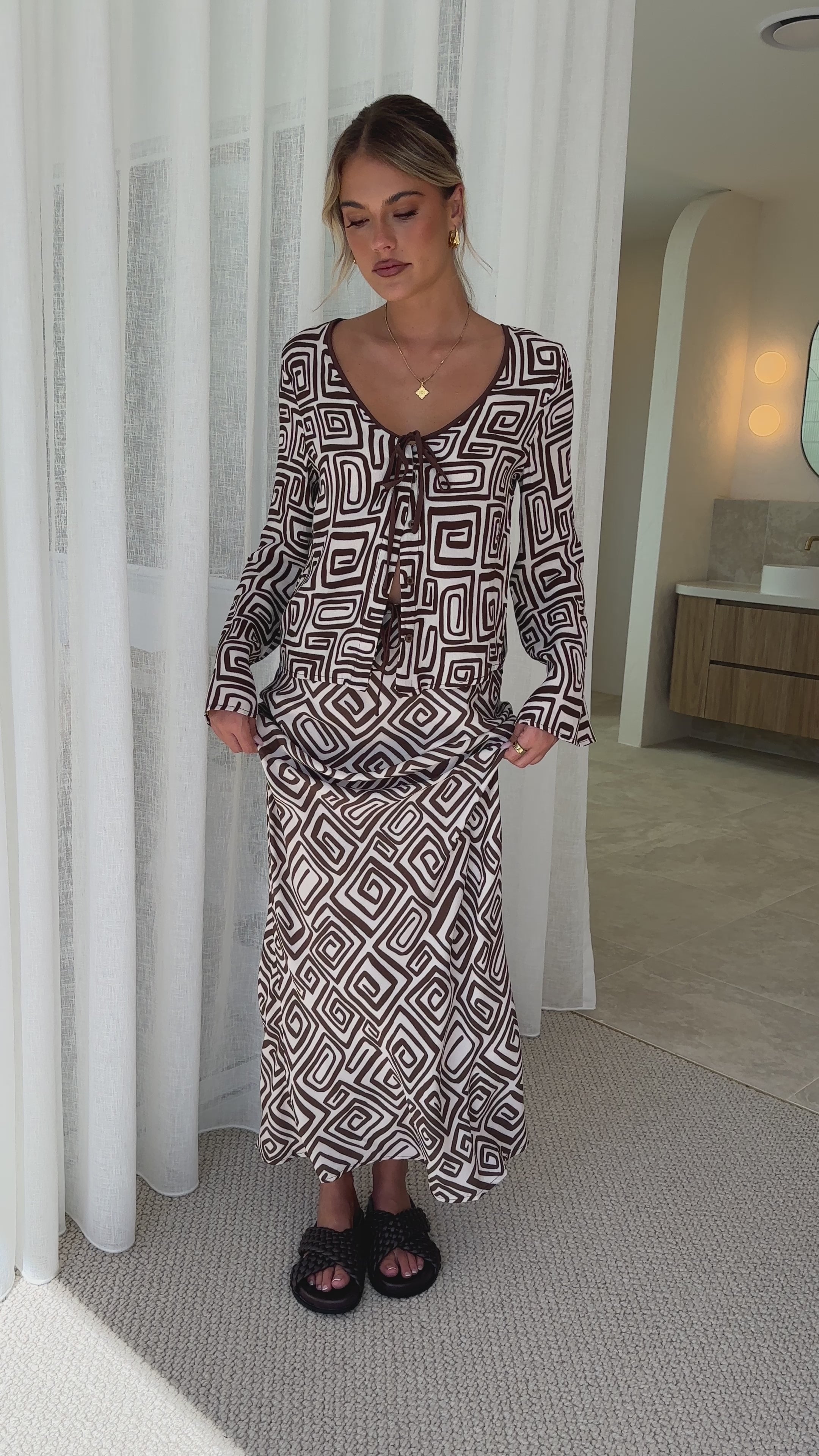 Jacarra Maxi Skirt - Cairo Print