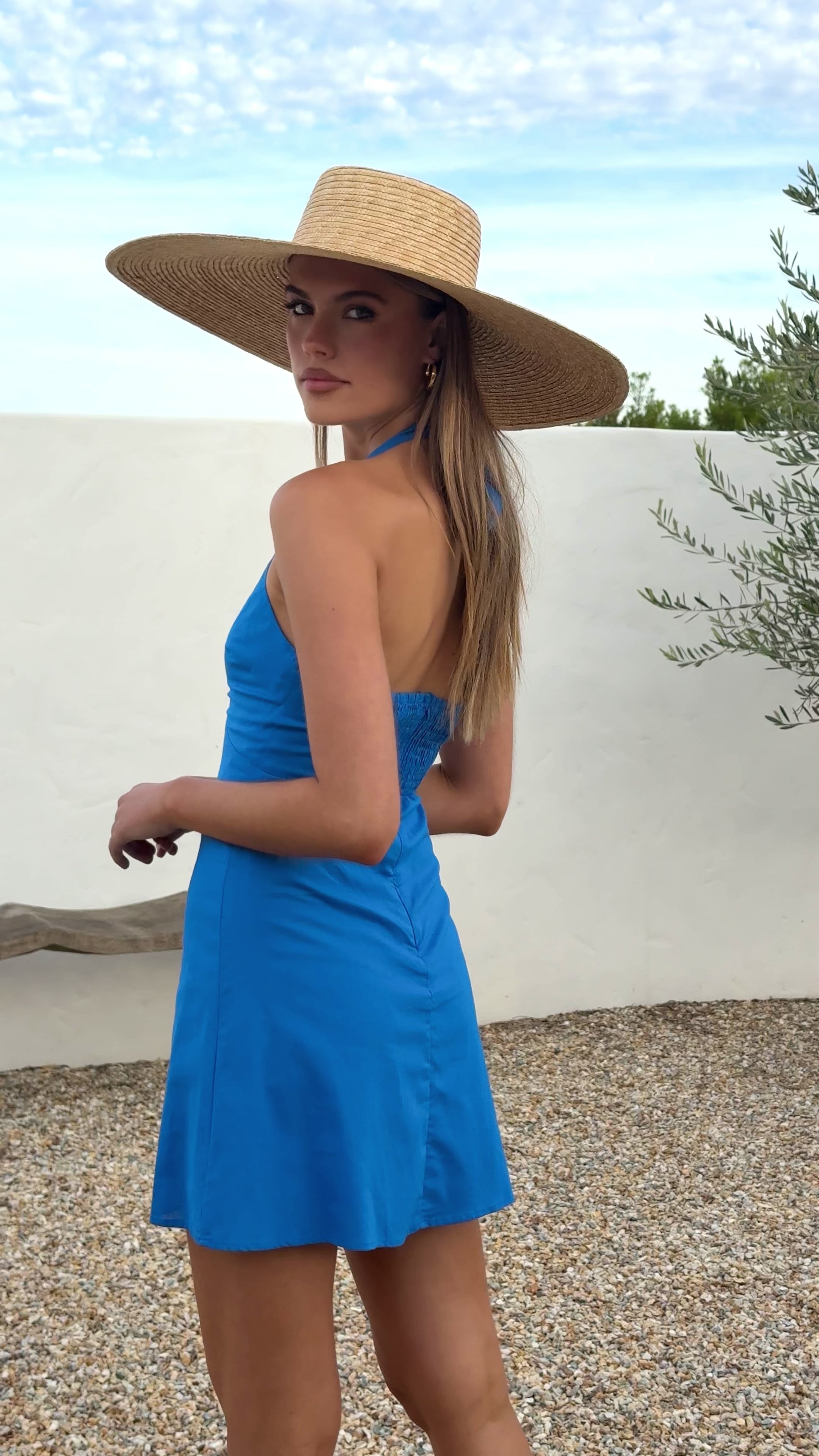 Jamela Mini Dress - Blue