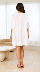 Leah Mini Dress - White