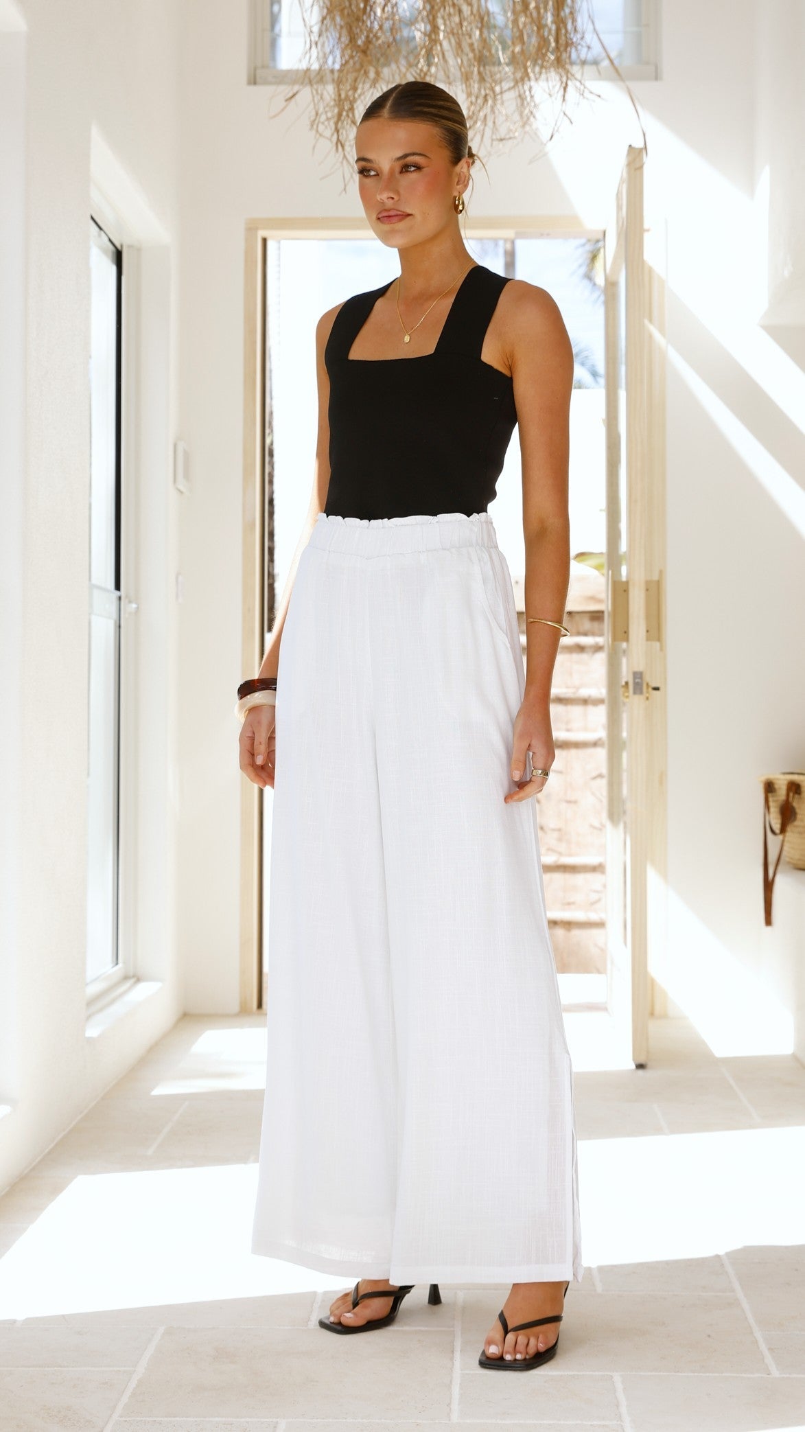 Janelle Pants - White