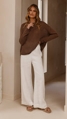 Lakoa Knit Top - Mocha