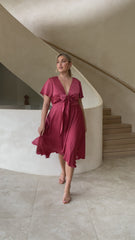 Sunny Daze Dress - Berry