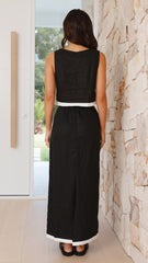 Arlette Maxi Skirt - Black