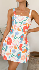 Robin Mini Dress - Posey Print