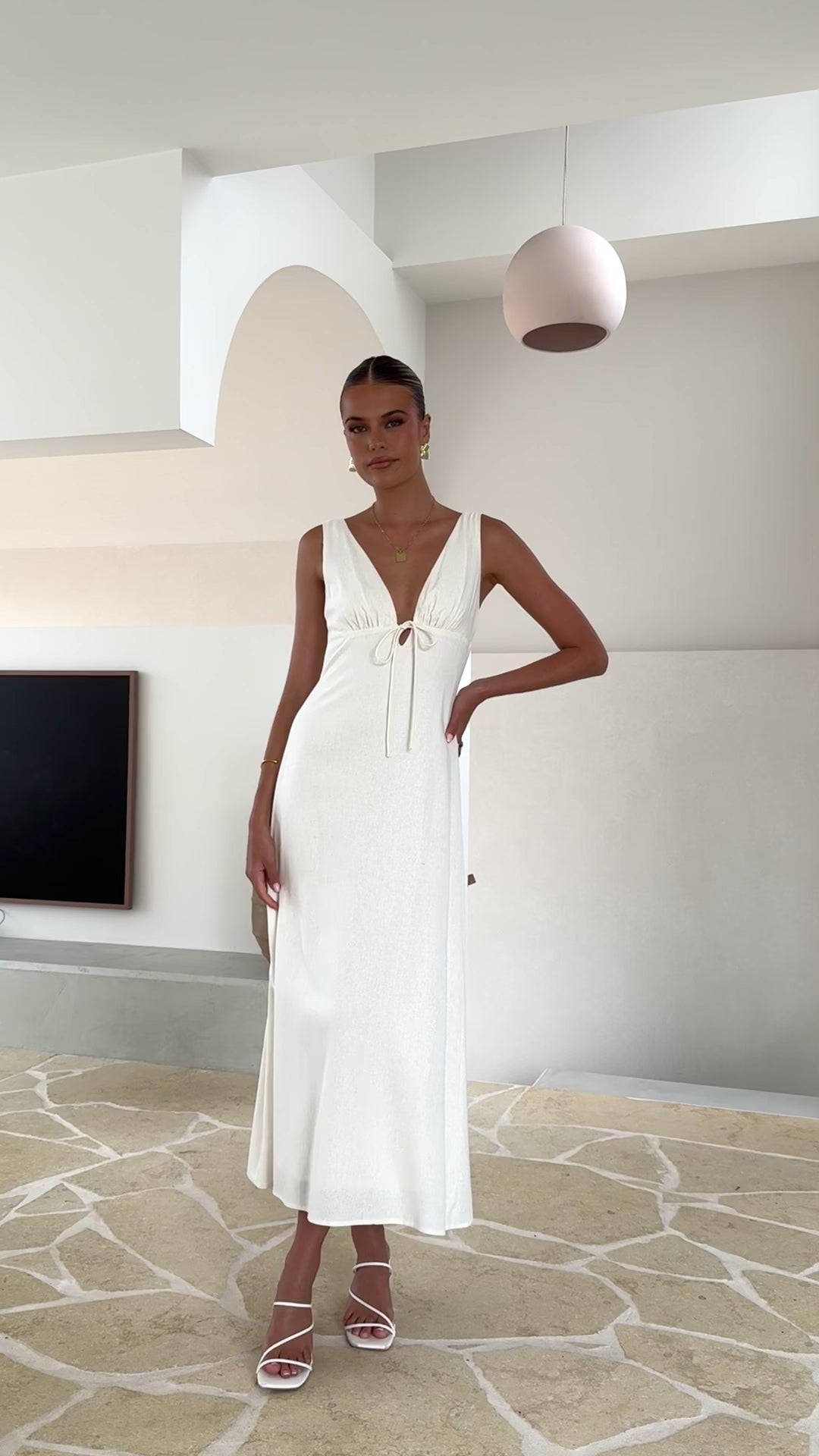 Kataryna Maxi Dress - White