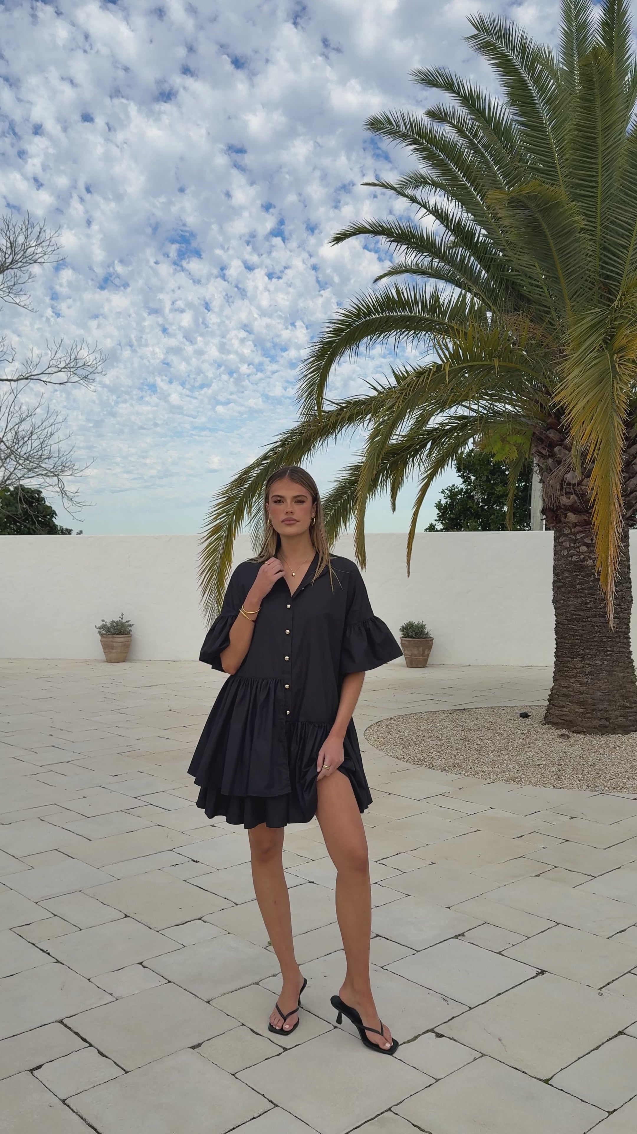 Viola Mini Dress - Black