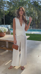 Karah Pants - White