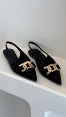 Jane Ballet Flats - Black